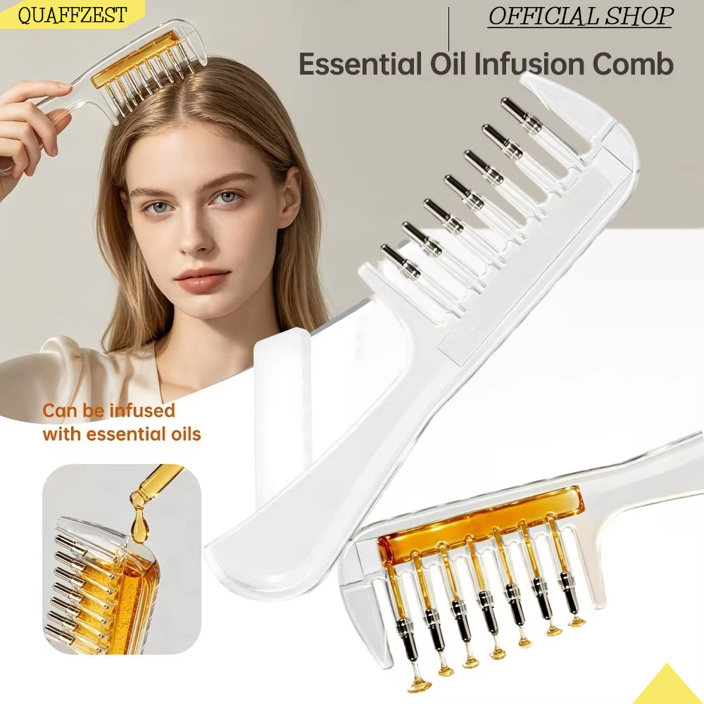 휴대용 투명 헤어 루트 빗 액체 도포기 두피 마사지 빗 - Root Stimulator Liquid 리뷰 및 가격