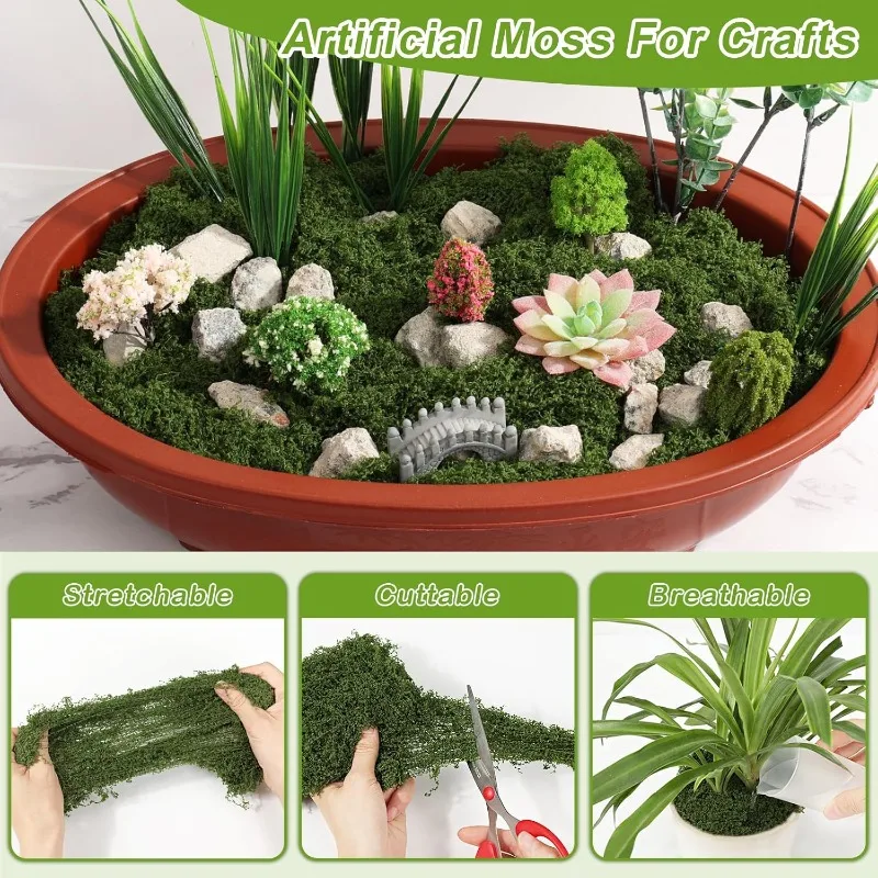영원한 생명을 담은 이끼, 인조 녹색 이끼, 미니 정원 - Sphagnum Moss Dry 리뷰 및 가격
